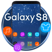 Galaxy S8 3D Launcher Theme Live HD Wallpapers icon