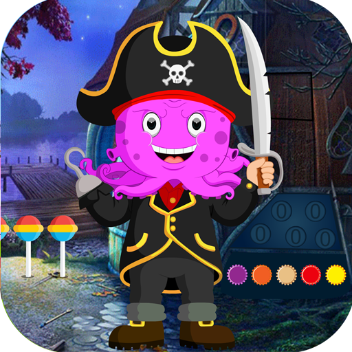 Best Escape Game  406 - Pirate Octopus Rescue Game icon