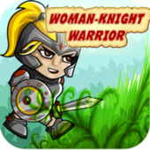 Woman Warrior Fighting icon