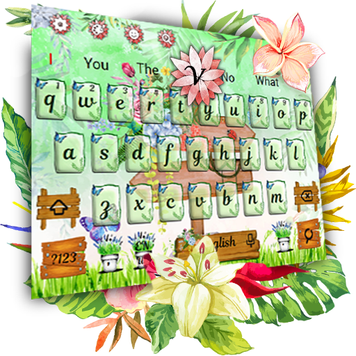Tropical Garden Keyboard Theme icon
