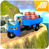 Three Wheeler Pickup Truck: Impossible Driving icon