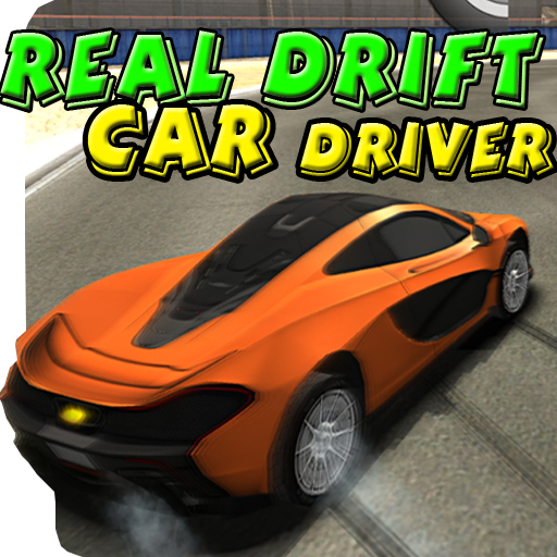 Car driving, real drift icon