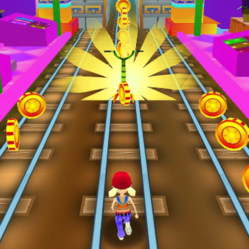 Subway Train Roof Surf Racing icon