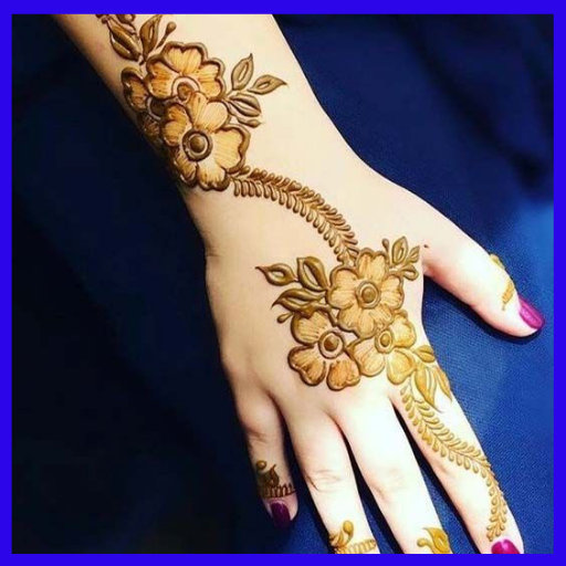 Flower Mehndi Designs 2021 (Offline) icon
