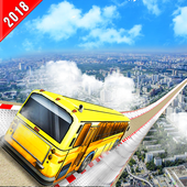 Mega Ramp Impossible Bus Stunt 3D Crazy Challenge icon