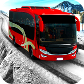 Offroad Snow Bus Driving Tourist Transport icon