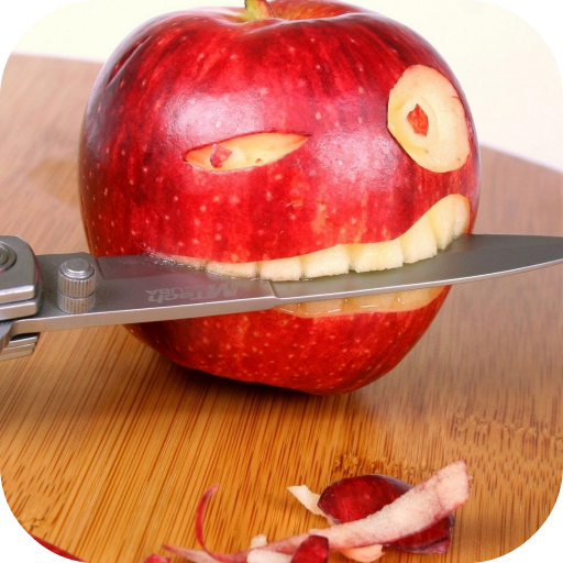Apple and Knife Live Wallpaper icon