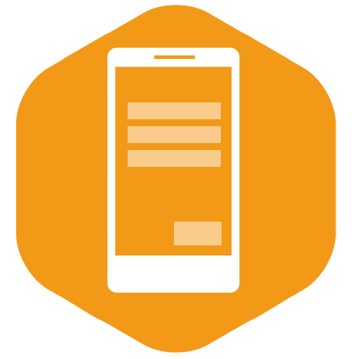 Mobile data collection icon