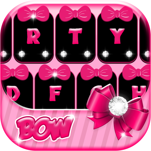 Pink Bow - Keyboard Theme icon
