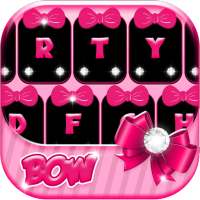 Pink Bow - Keyboard Theme on 9Apps