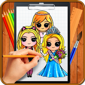 Learn How to Draw Chibi Cute Girls icon