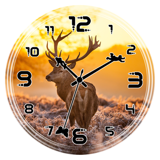 Deer Clock Live Wallpaper icon