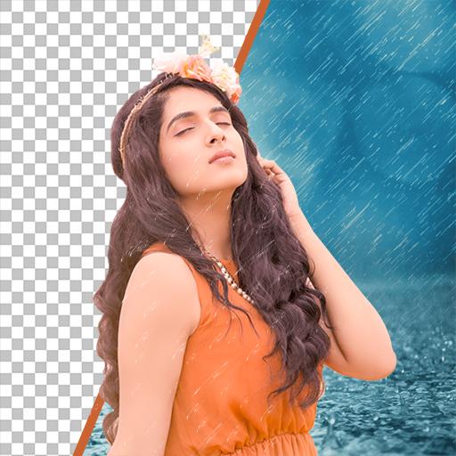Rain Photo Background Changer icon