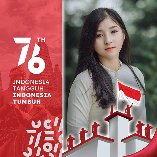 Bingkai Foto HUT RI 76 17 Agustus 2021 🇮🇩 icon