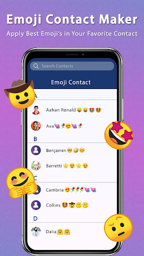 Emoji Contact Maker - Create Contact with Emojis screenshot 2