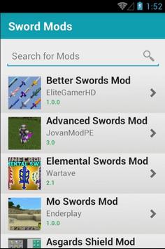 Sword MODS FOR MCPE screenshot 2