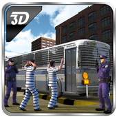 Prison Bus Criminal Transport icon
