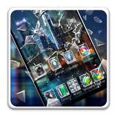 Broken Glass Launcher Theme Live HD Wallpapers