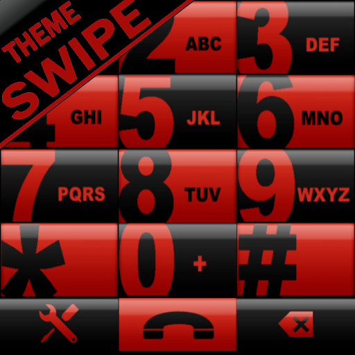 THEME SWIPE DIALER CHESS RED icon