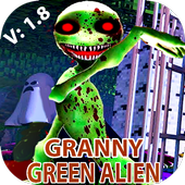 green alien Granny V2: Horror Scary MOD icon