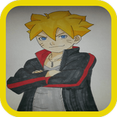 How To Draw The Little Boruto icon