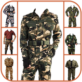 Man Army Suit Photo Editor icon