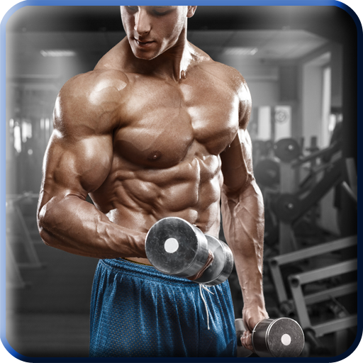 bodybuilding and fitness tutorial icon