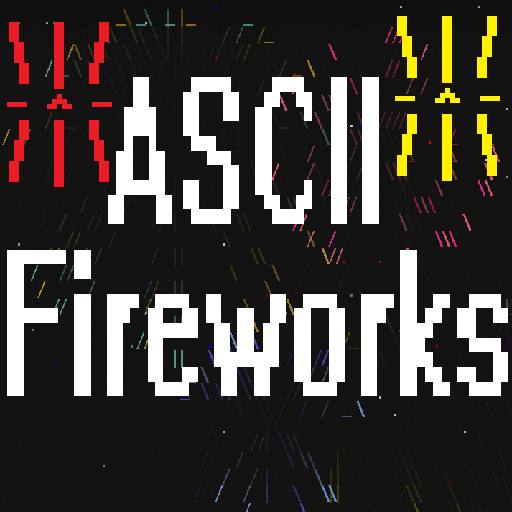 ASCII Fireworks Live Wallpaper icon