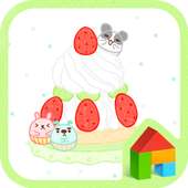 Mini Cake dodol luancher theme