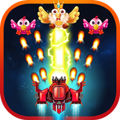 Chicken Galaxy Attack: Game Shooting Free icon