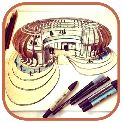 Architectural Sketch Drawing icon