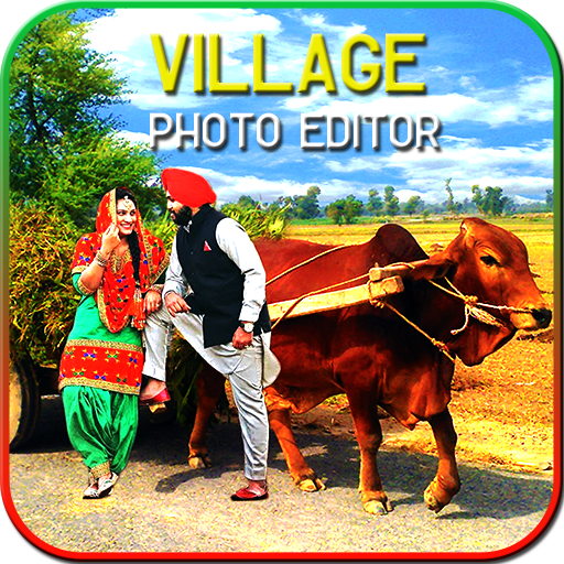 Punjabi Village Background and Frame Changer icon