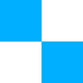 Blue And White Piano Games icon