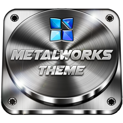 Next Launcher Theme Metalworks icon