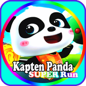 Captain Panda Super Run icon