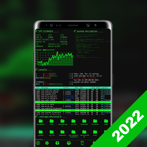 Hacker Launcher Geek Style иконка