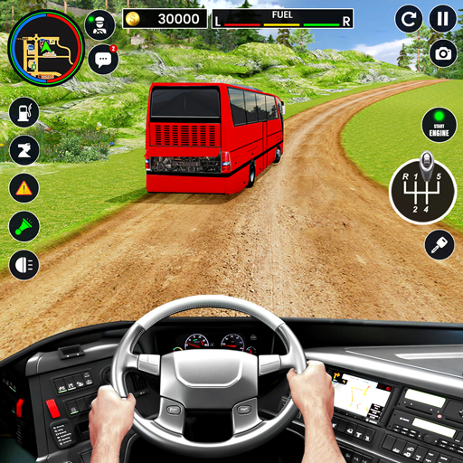 Mountain Road Bus Driving Game icon