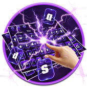 Blue Electric Screen Keyboard Theme icon