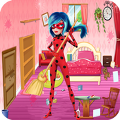 Miraculous Chat Noir Cleaning House Game icon