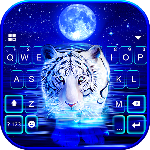 Neon Tiger 2 Tema Tastiera icon