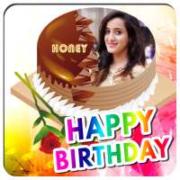 Birthday Photo Maker with Name and Photo on Cake on 9Apps