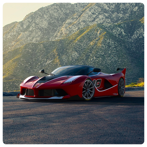 Red Ferrari Cars Wallpaper icon