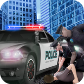 US Police Car Gangster Chase Crime Simulator icon