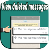 view deleted messages - read deleted messages icon