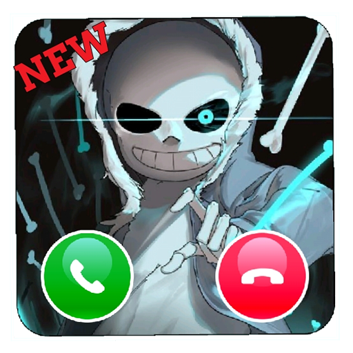 Sekeleton Sans Chatting - Fake Video Call Horror icon