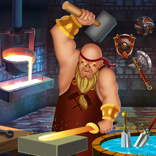 Blacksmith Factory: Weapon making &amp; Crafting Games icon