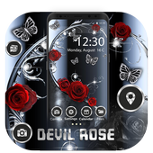 Metal Rose Launcher Theme Live HD Wallpapers icon