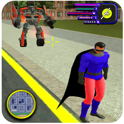 US Flying Superhero Rope Captain Vegas City icon