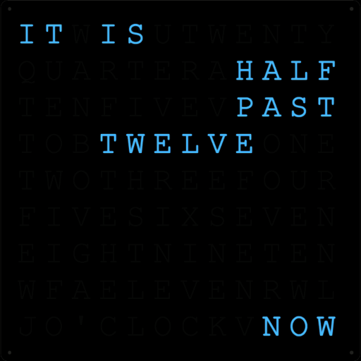 Word Clock Daydream icon