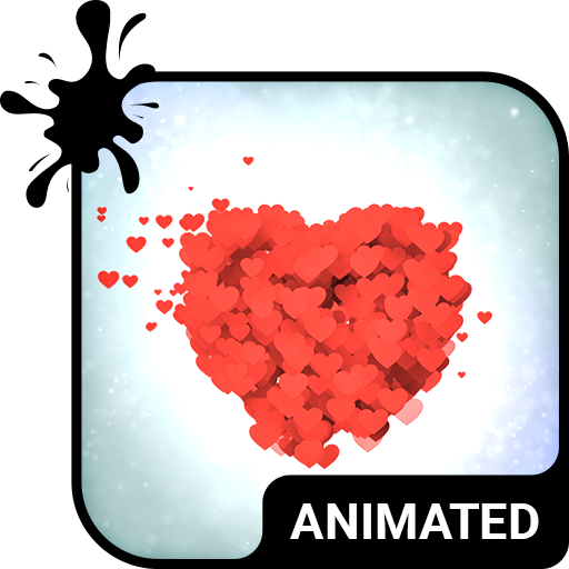 1001 Hearts Animated Keyboard   Live Wallpaper icon